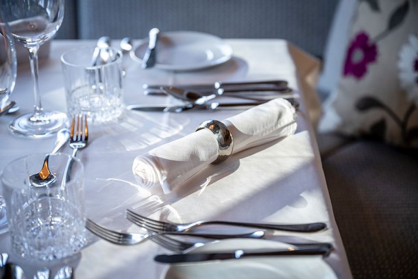Gedeck im Restaurant