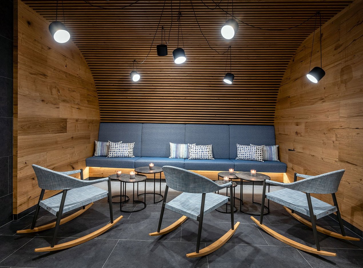 Sitzecke im Wellnessbereich Sitzecke im Wellnessbereich