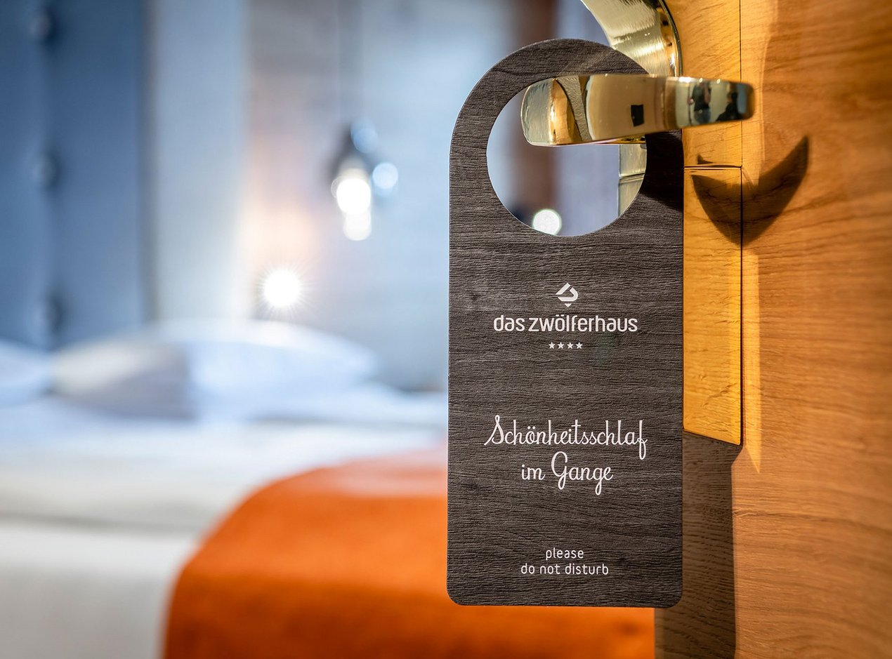 Double room Naturzeit door sign Double room Naturzeit door sign