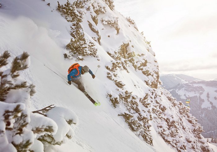 Freerider am Hang Freerider am Hang