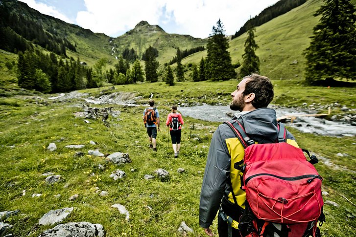 Wanderer in Saalbach Hinterglemm Wanderer in Saalbach Hinterglemm