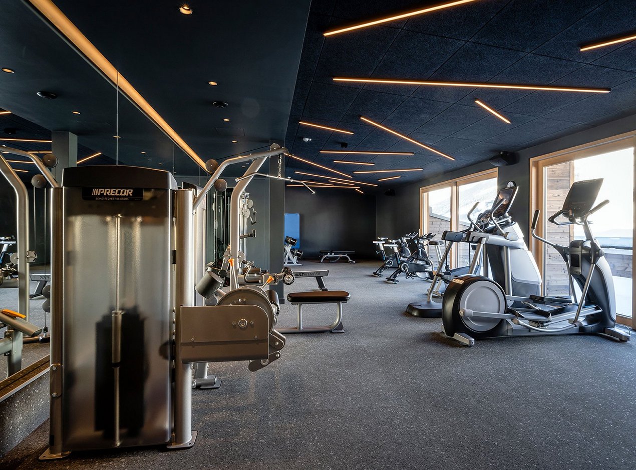 Fitness lounge with fitness equipment Fitness lounge with fitness equipment