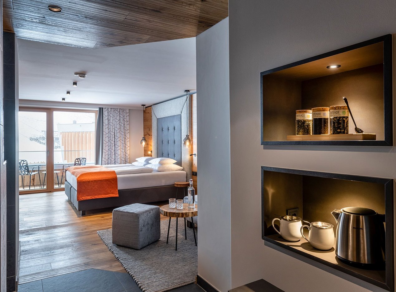 Junior suite Bergzeit seating corner Junior suite Bergzeit seating corner