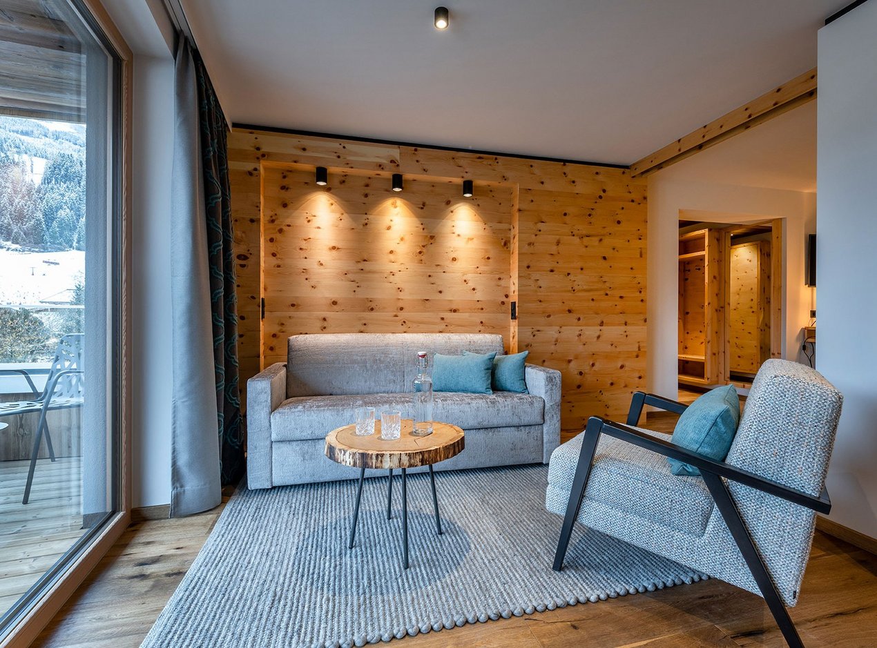 Stone pine suite Wohlfühlzeit seating corner Stone pine suite Wohlfühlzeit seating corner