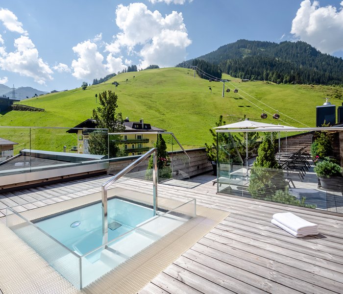 Pool Dach Sommer