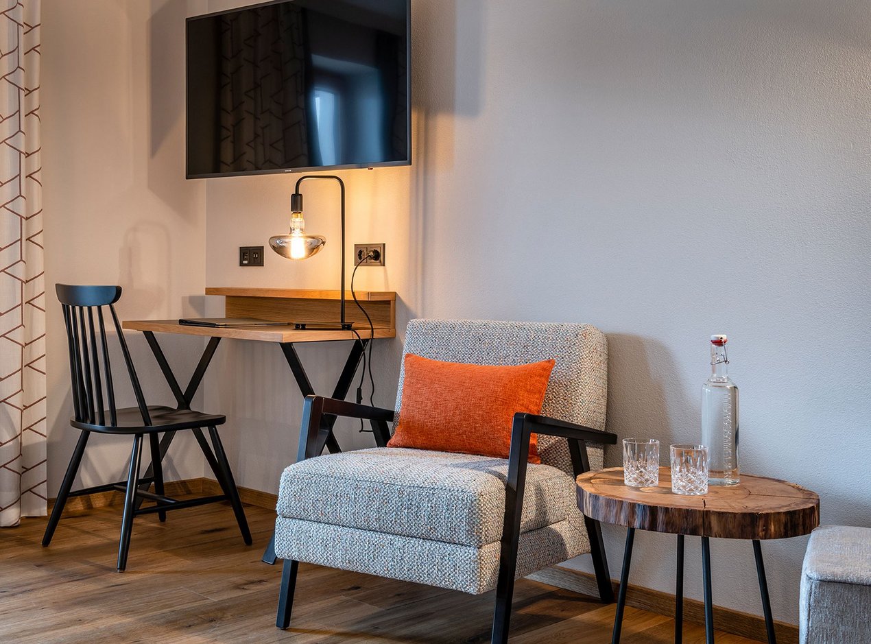 Double room Naturzeit seating corner Double room Naturzeit seating corner