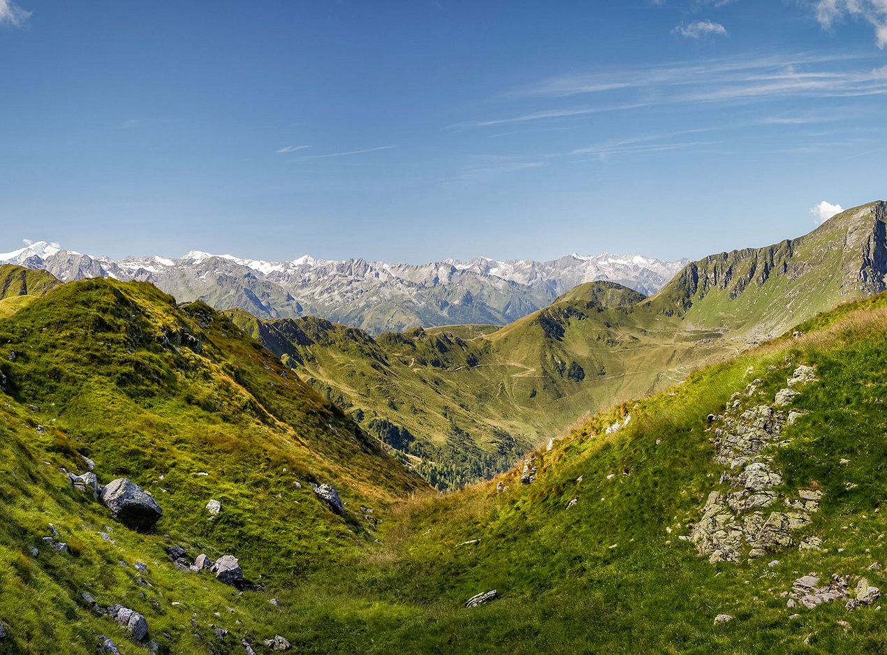 Mountain panorama Saalbach Hinterglemm Mountain panorama Saalbach Hinterglemm