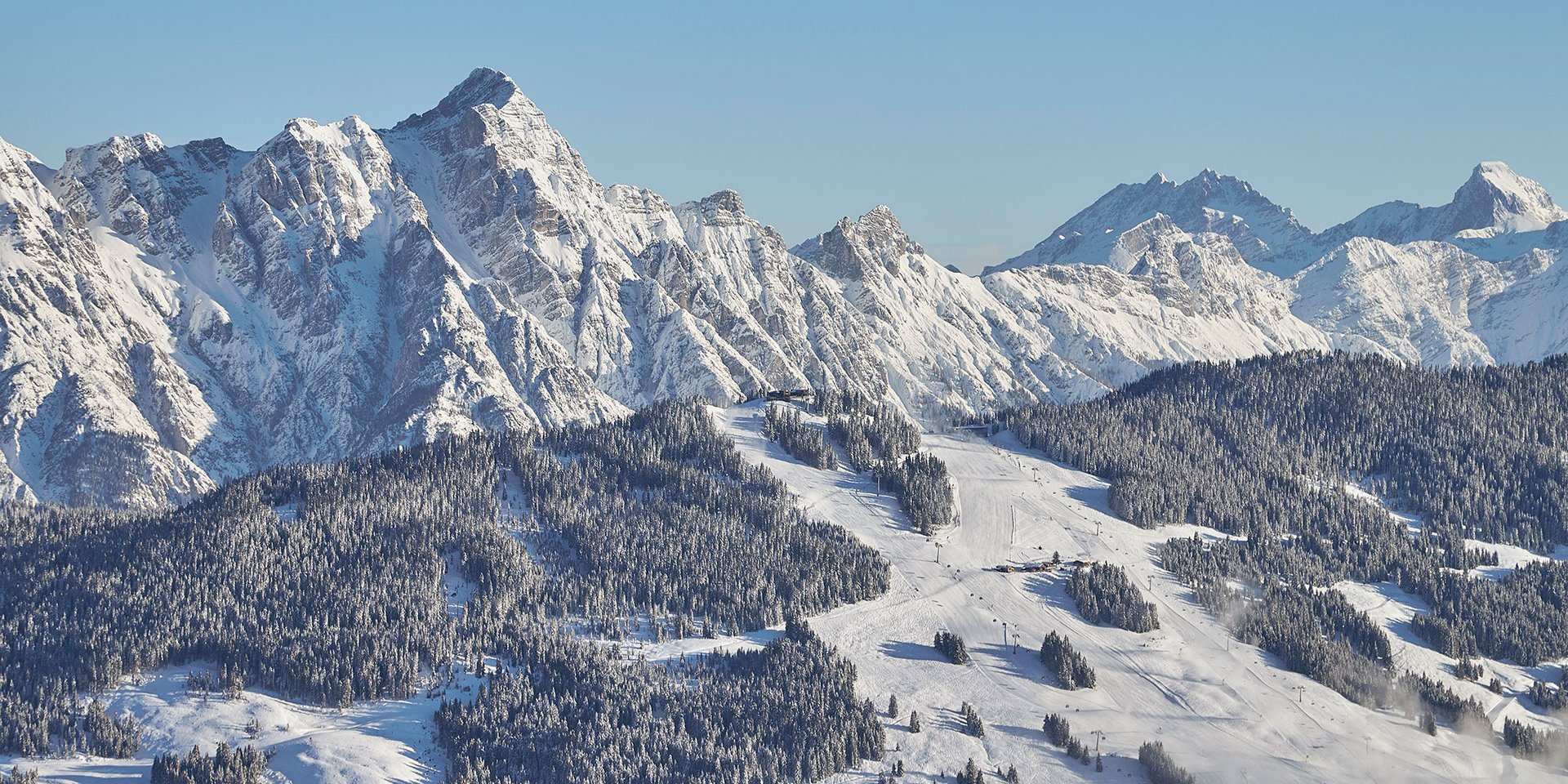Bergpanorama Skicircus Saalbach Hinterglemm