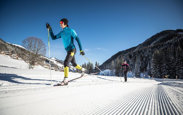 Cross-country skiing in Saalbach Hinterglemm