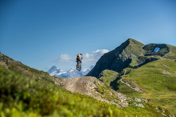 Moutainbiken Saalbach Hinterglemm Panorama