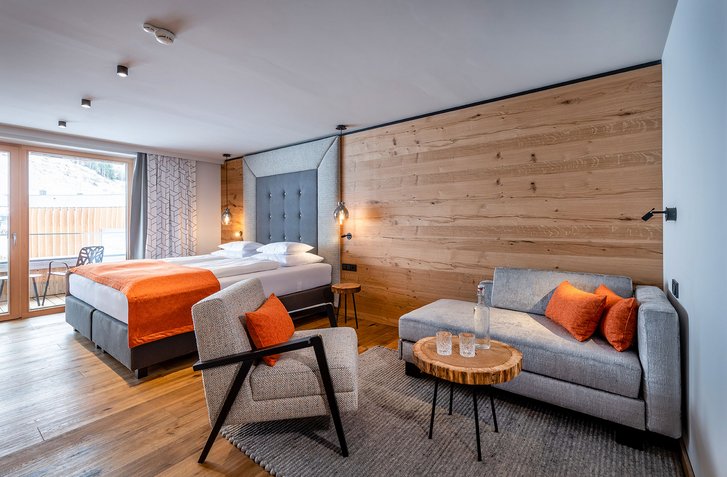 Juniorsuite Bergzeit Sitzecke