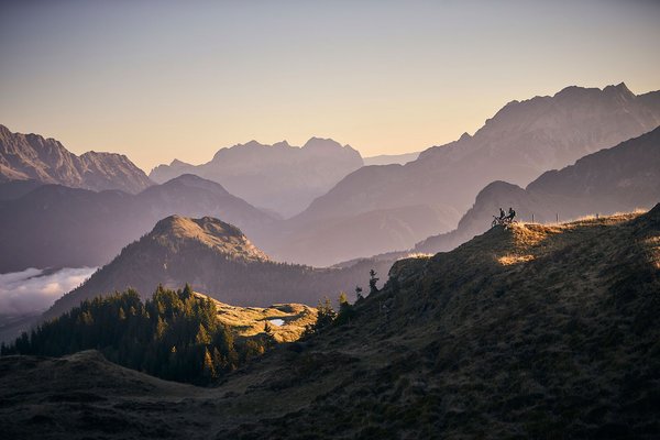 Moutainbiken Saalbach Hinterglemm Panorama