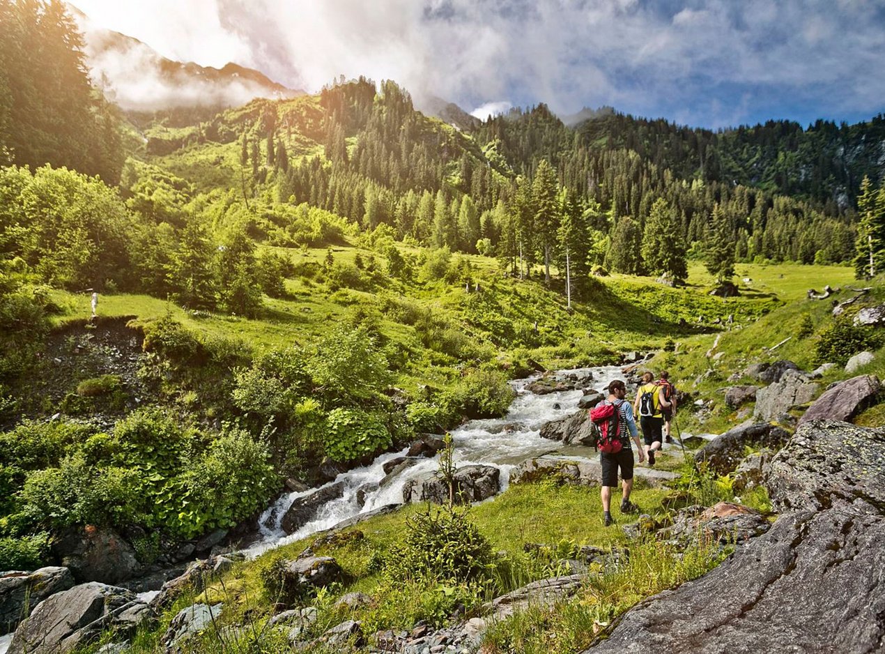Hiking panorama Saalbach Hinterglemm Hiking panorama Saalbach Hinterglemm