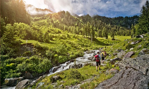 Hiking panorama Saalbach Hinterglemm