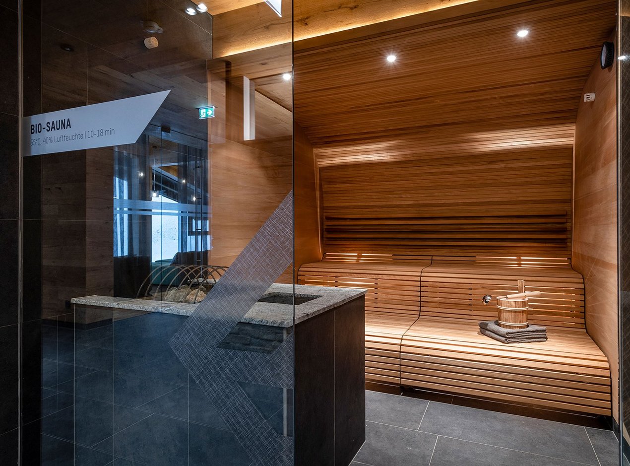 Bio sauna at the Das Zwölferhaus Bio sauna at the Das Zwölferhaus