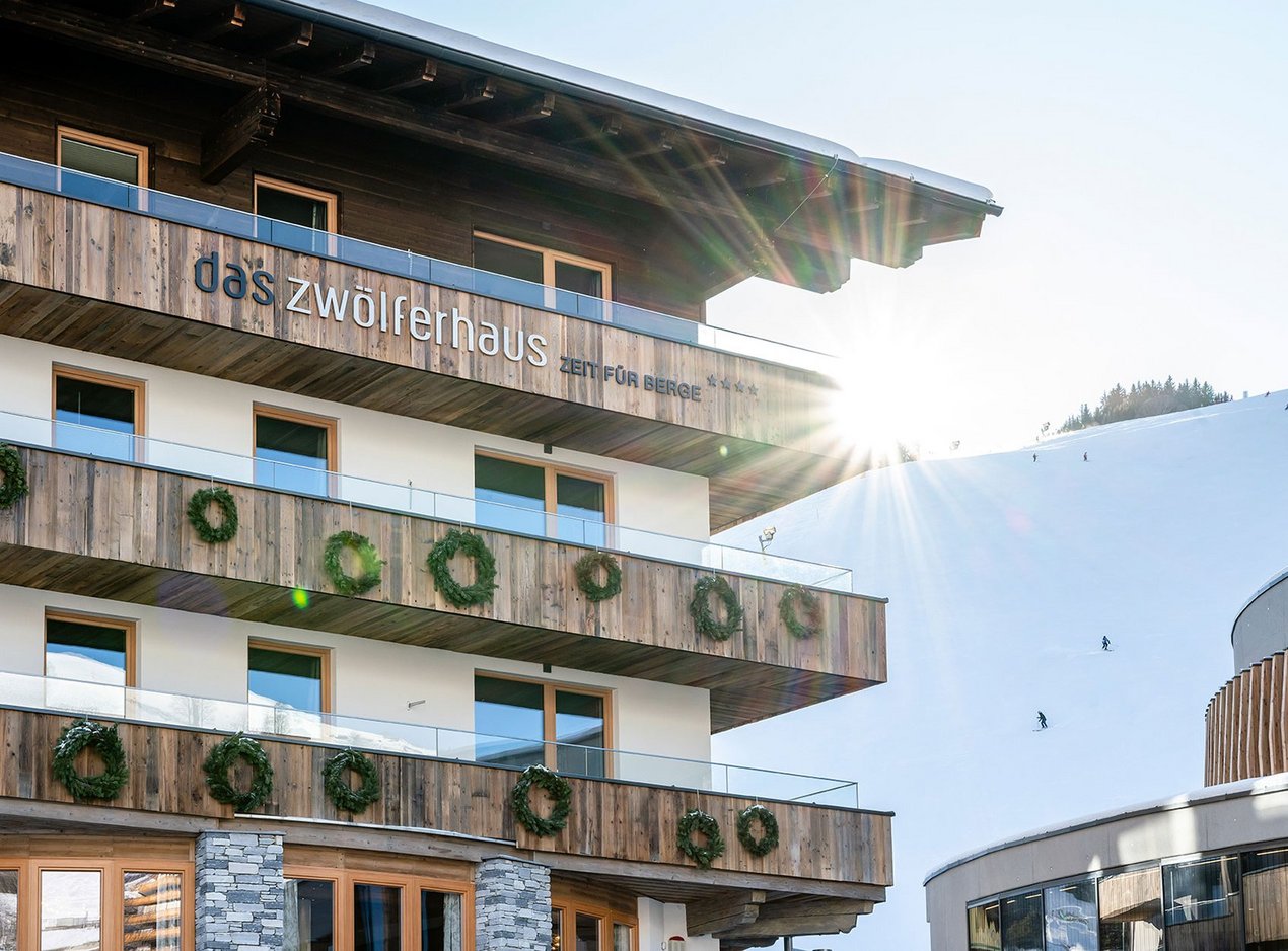 Das Zwölferhaus exterior view winter Das Zwölferhaus exterior view winter